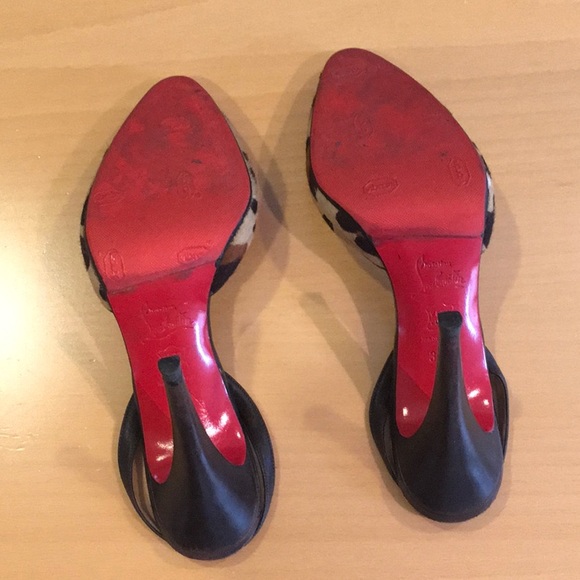 Louboutin Stiletto Heels Leopard Print - Picture 5 of 7